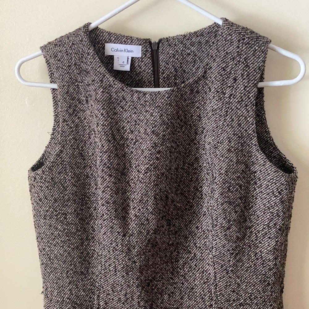Calvin Klein Brown Shift Dress Size 4👗